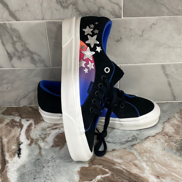 NWOT Vans Lampin 86 DX Anaheim Factory Moon Black Suede Stars Sneakers W 7.5 M 6 - Picture 5 of 10